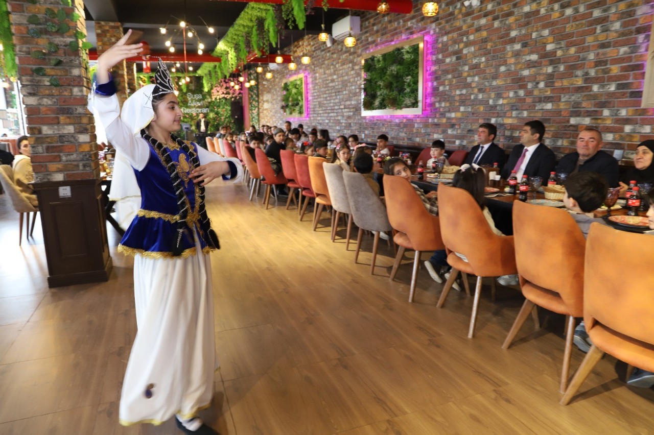 Ağstafada bayram ərəfəsində şəhid övladları ilə görüş keçirilib - FOTOLAR